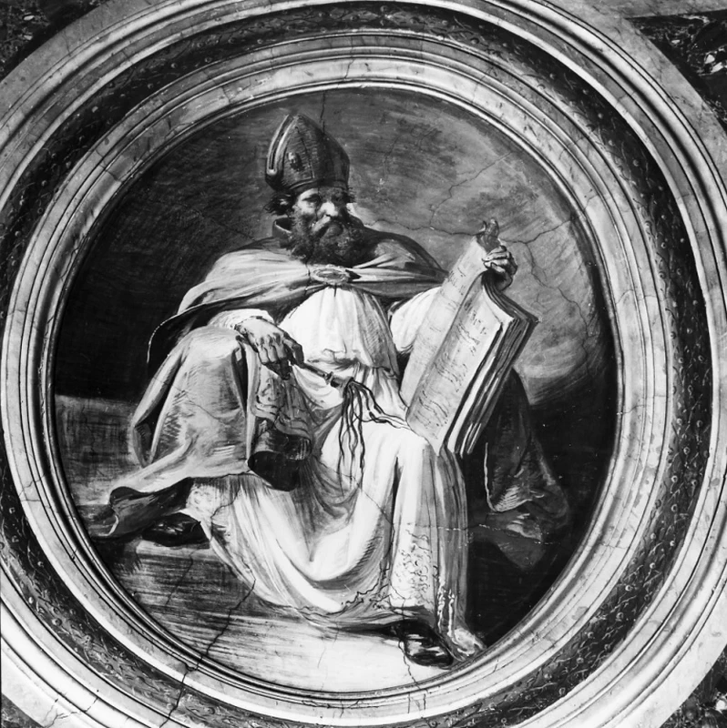 Trionfo della Chiesa - Chiesa di S. Giuseppe alla Lungara, Roma 3